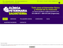 Tablet Screenshot of clinicasalvatierra.com